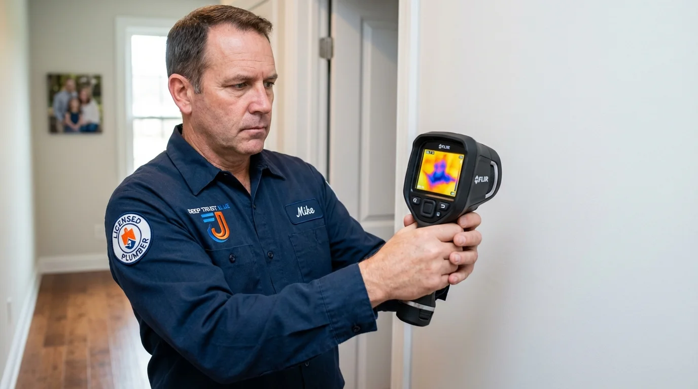 Thermal imaging leak detection by Johns Plumbing LLC in El Cajon